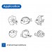 AM SD10P6-T: Amos Sun Deco Set - Tropical Fish 6 pcs